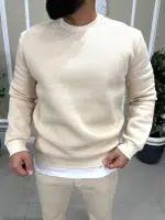Мъжки спортен комплект в бежово-Удобство и стил за всеки ден - Image 2