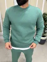 Мъжки спортен комплект в зелено-Удобство и стил за всеки ден - Image 2