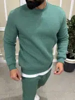 Мъжки спортен комплект в зелено-Удобство и стил за всеки ден - Image 3